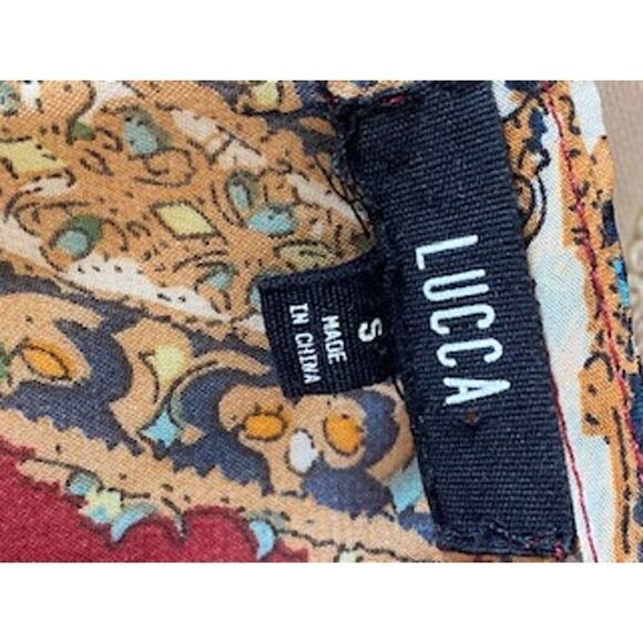 Urban Outfitters Lucca Paisley open back romper size S - Picture 9 of 10